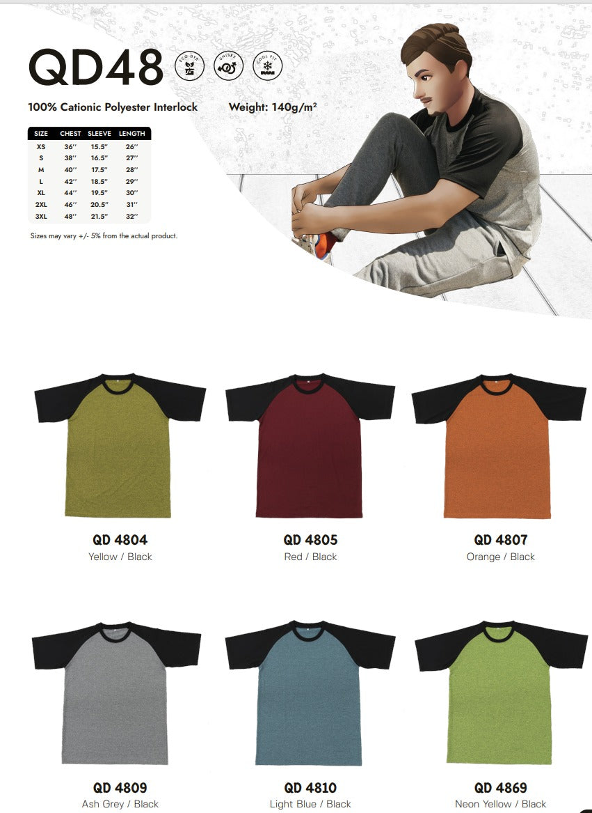 Dri-fit Short Sleeve Round Neck (QD48)