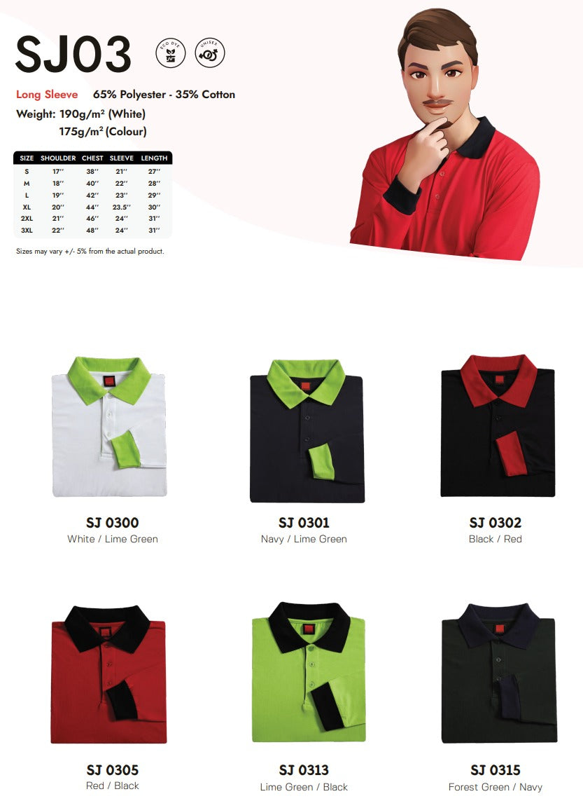 Single Jersey Short Sleeve Polo (SJ03)